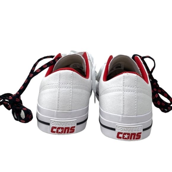 Converse CONS One Star Pro Shoes Low Skate Sneakers Men's Canvas White A04606C - Picture 6 of 10